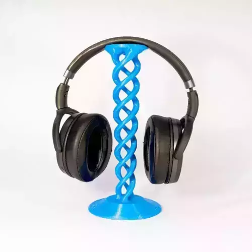 HELIX HEADPHONE STAND 3D print model