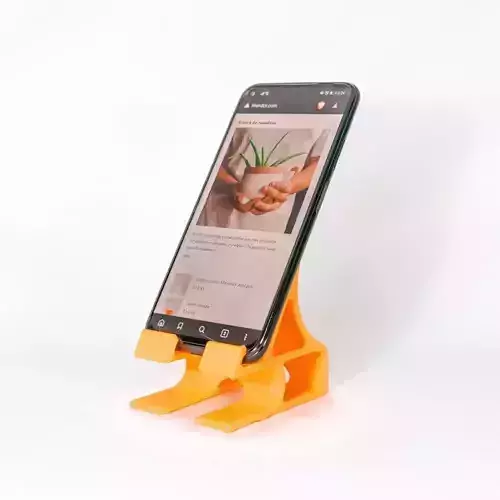 CURVE PHONE STAND 3D print model