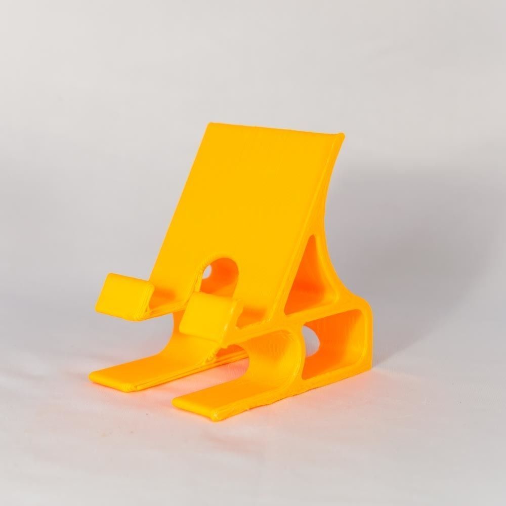 CURVE PHONE STAND 3D print model_1