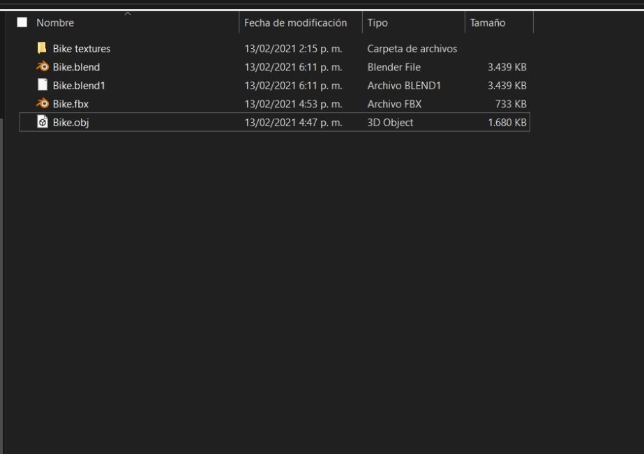 Bicycle LOW POLY BPR Low-poly 3D model_12