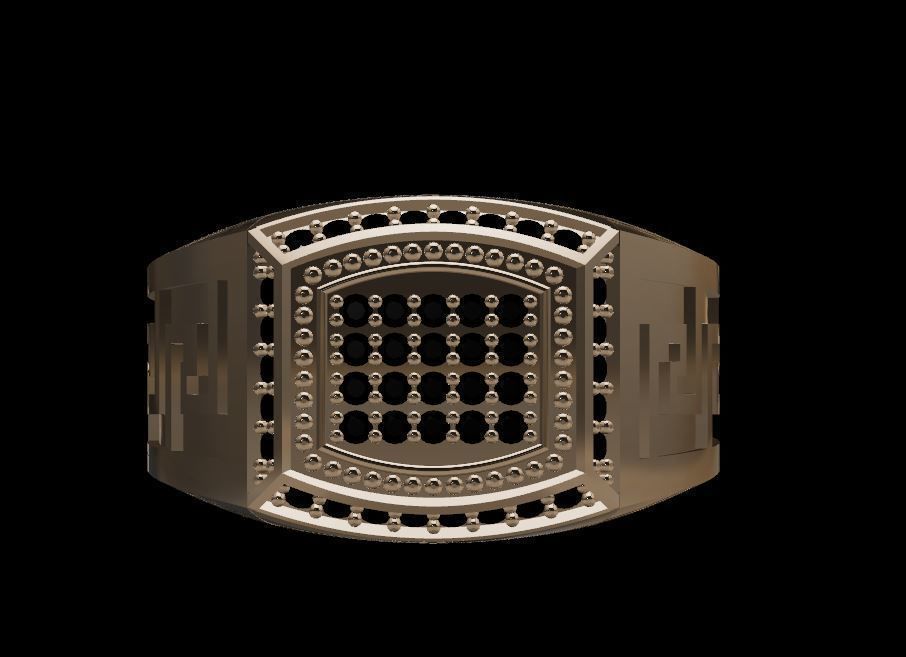 MEN RING 3D print model_1