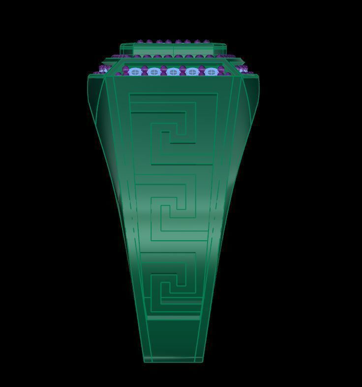 MEN RING 3D print model_3