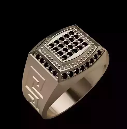 MEN RING 3D print model