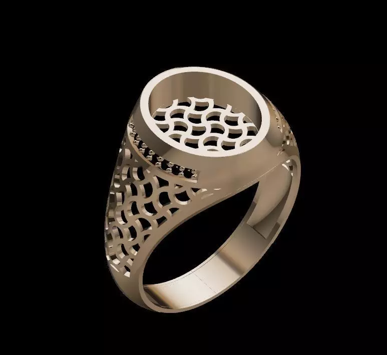 MEN RING 3D print model_0