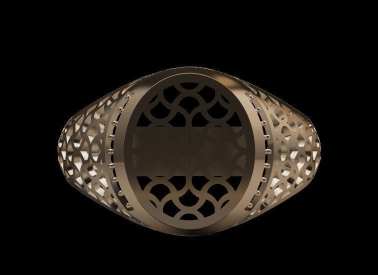 MEN RING 3D print model_3