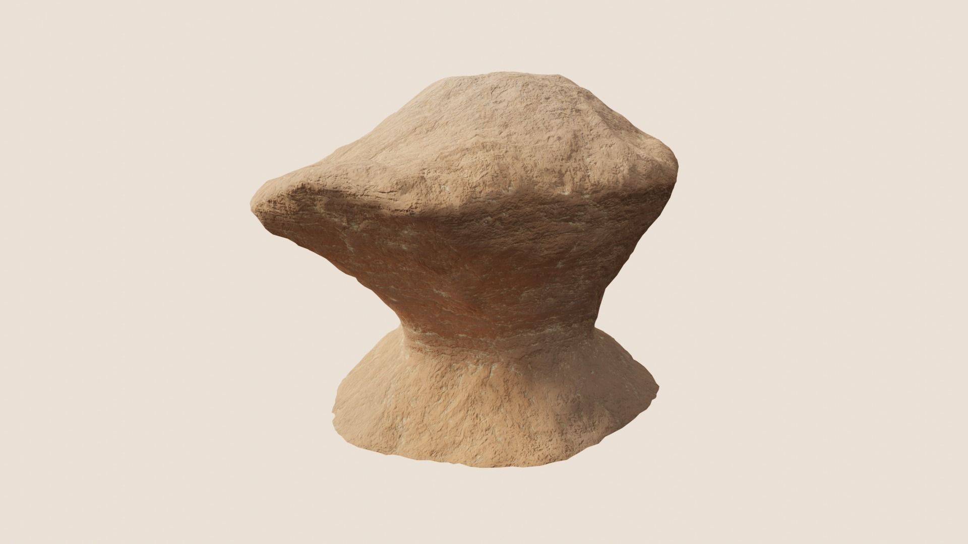 Environmental Sandy Rocks Vol3 - Game Ready and PBR Low-poly 3D model_7