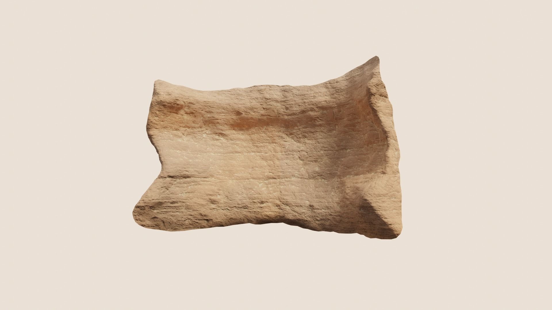 Environmental Sandy Rocks Vol3 - Game Ready and PBR Low-poly 3D model_24