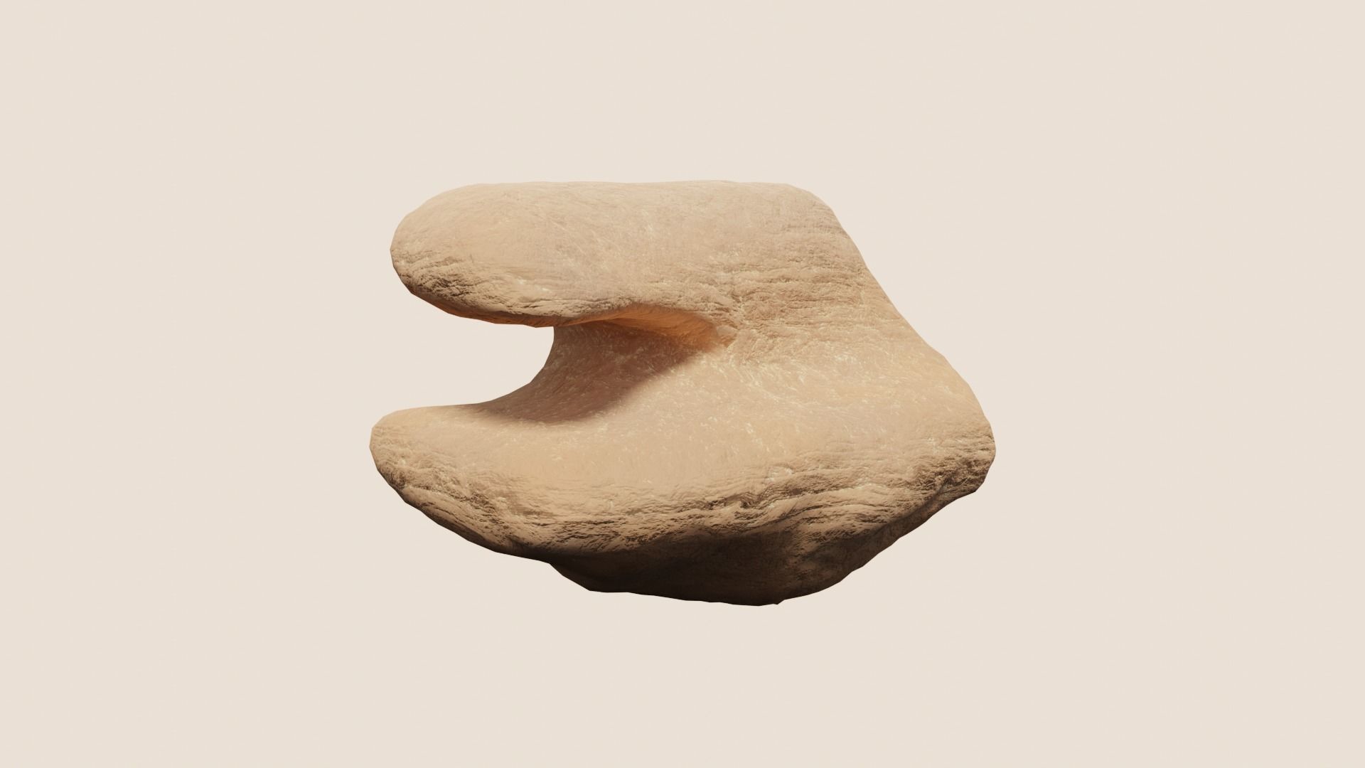 Environmental Sandy Rocks Vol3 - Game Ready and PBR Low-poly 3D model_11