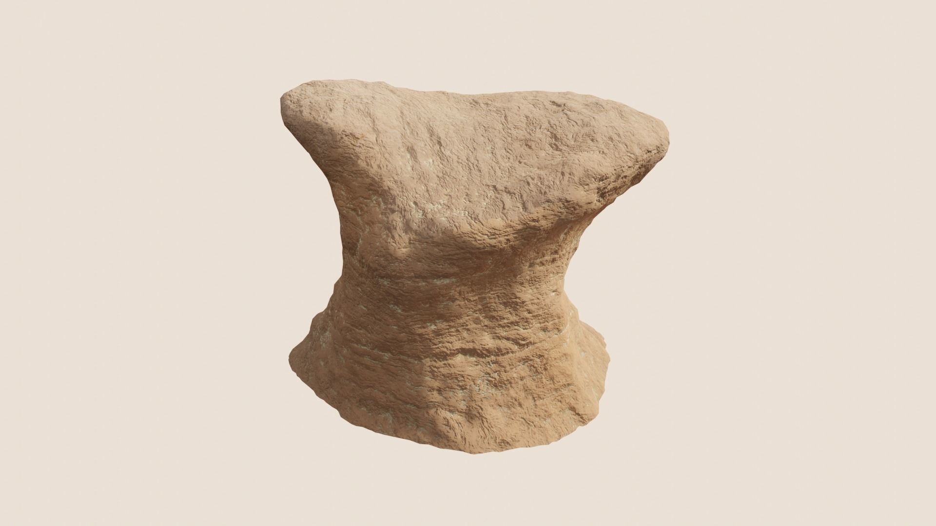 Environmental Sandy Rocks Vol3 - Game Ready and PBR Low-poly 3D model_8