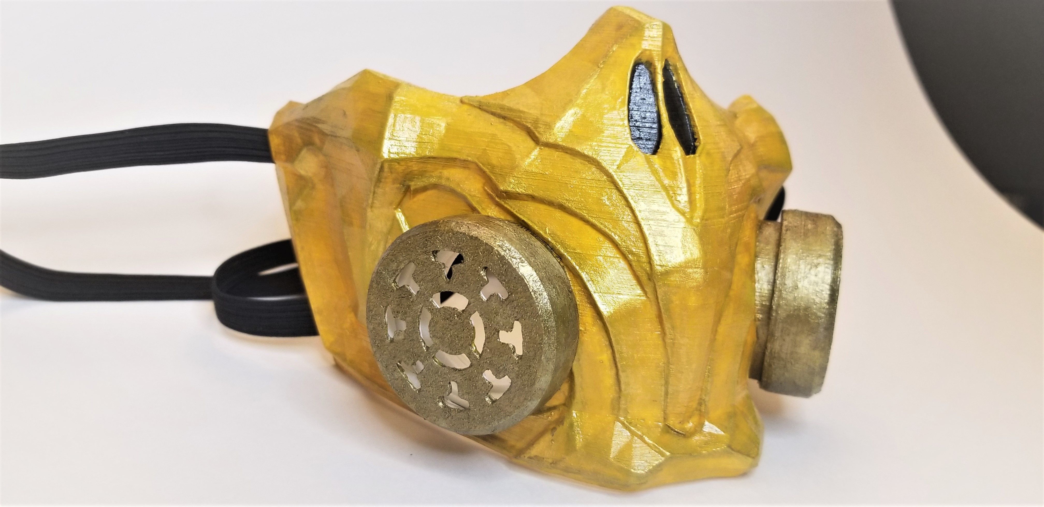 STL scorpian mask with unique filtration system - Mortal Kombat 3D print model_5