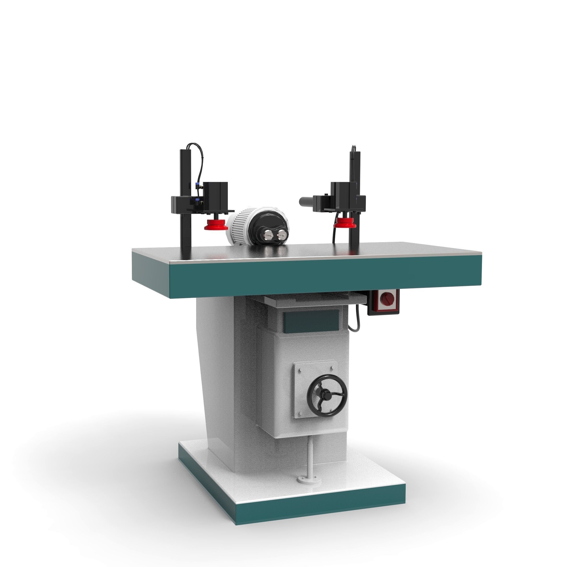 Horizontal drilling machine 3D model_2