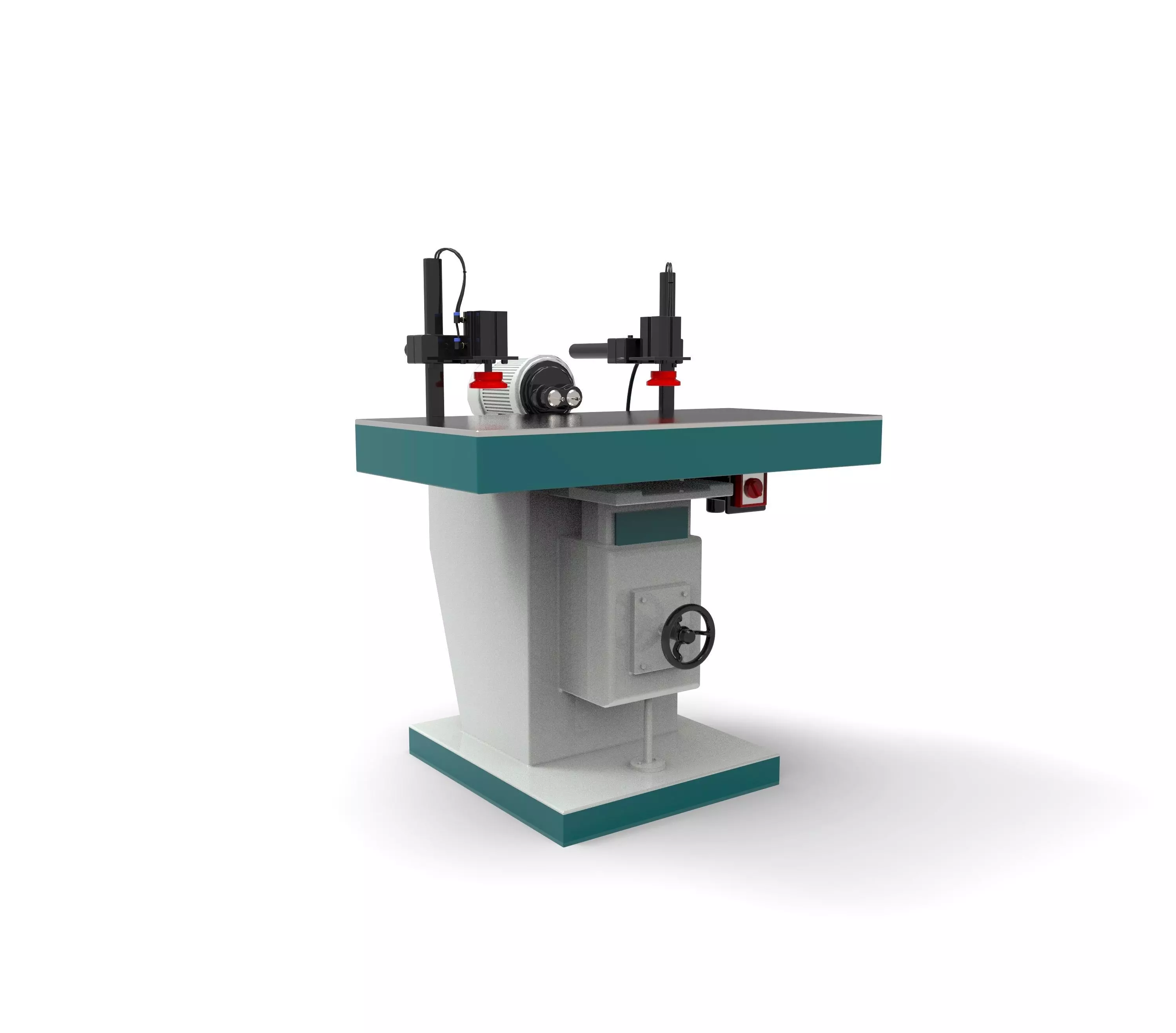 Horizontal drilling machine 3D model_0