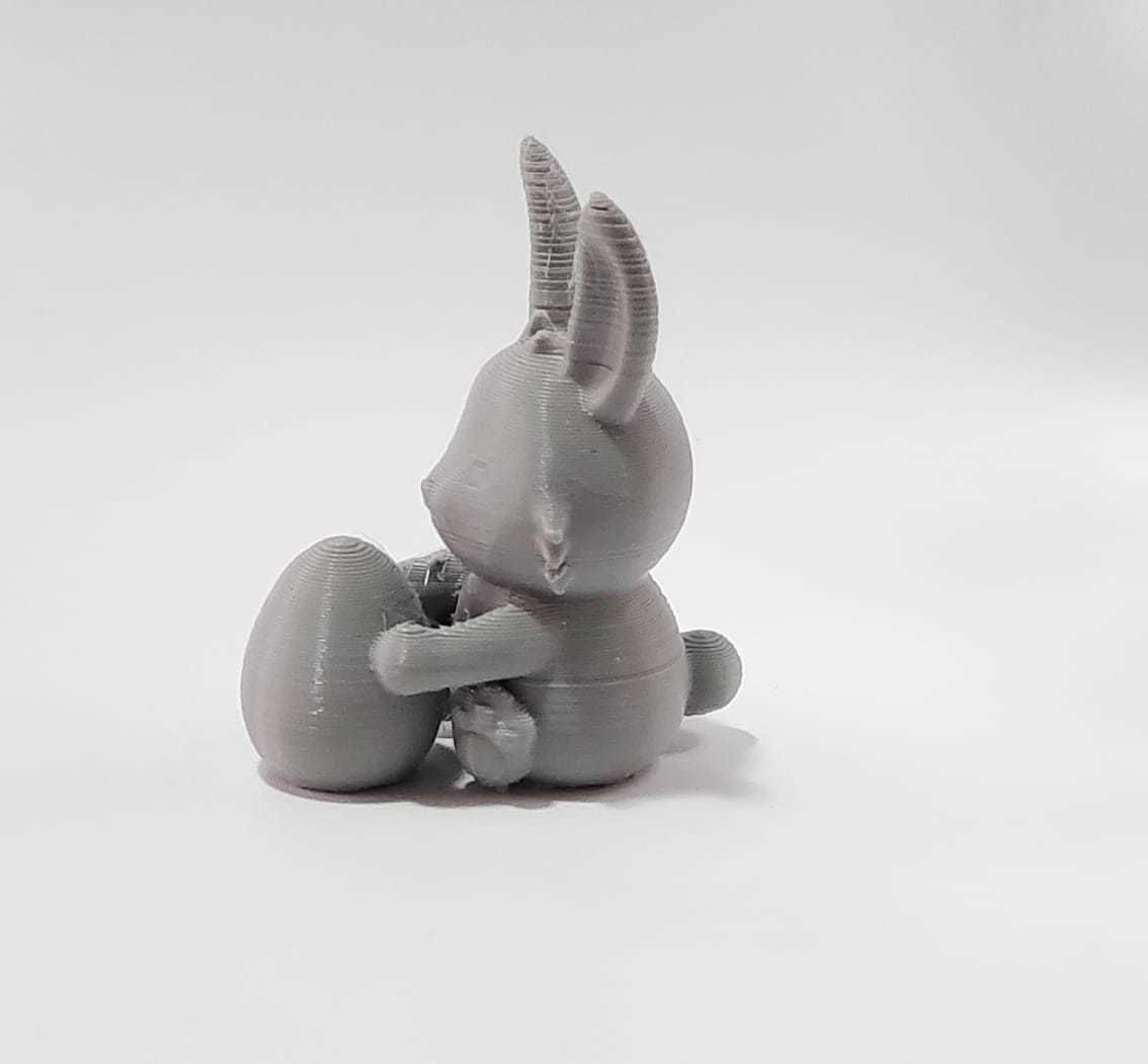 Cute Egg Bunny 3D print model_8