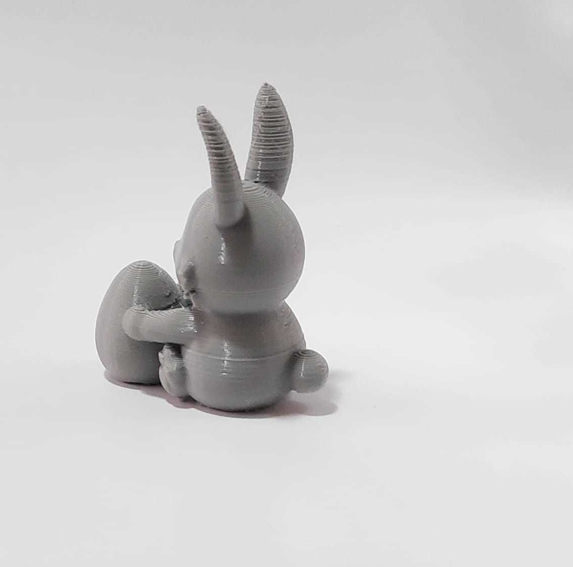 Cute Egg Bunny 3D print model_7