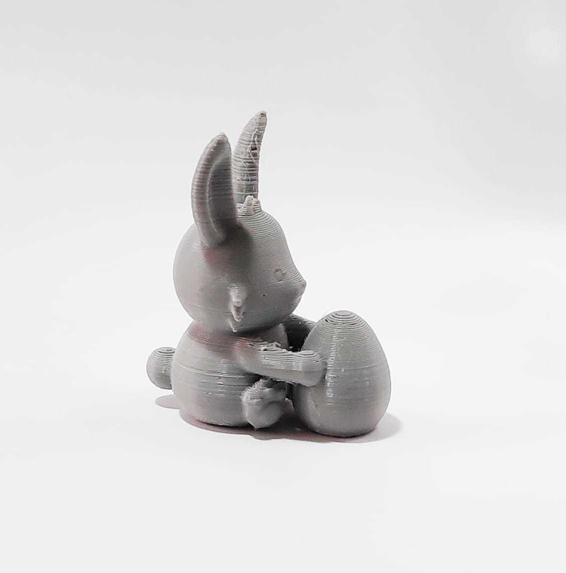 Cute Egg Bunny 3D print model_3
