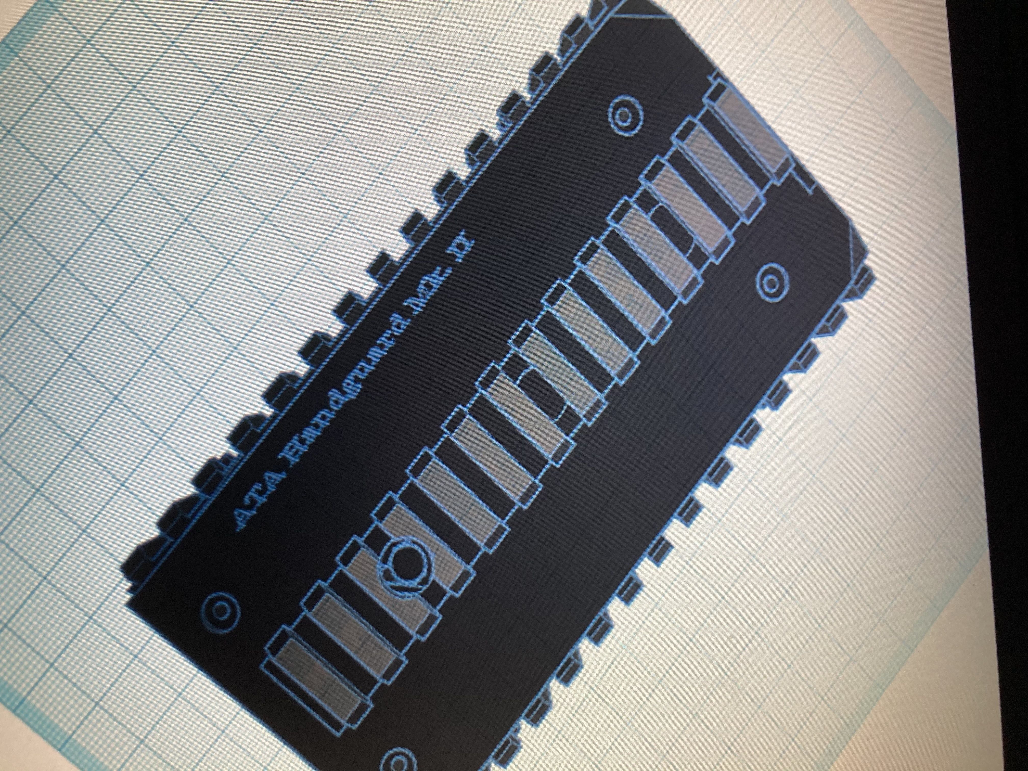 ATA airsoft F2000 RIS Handguard 3D print model_1