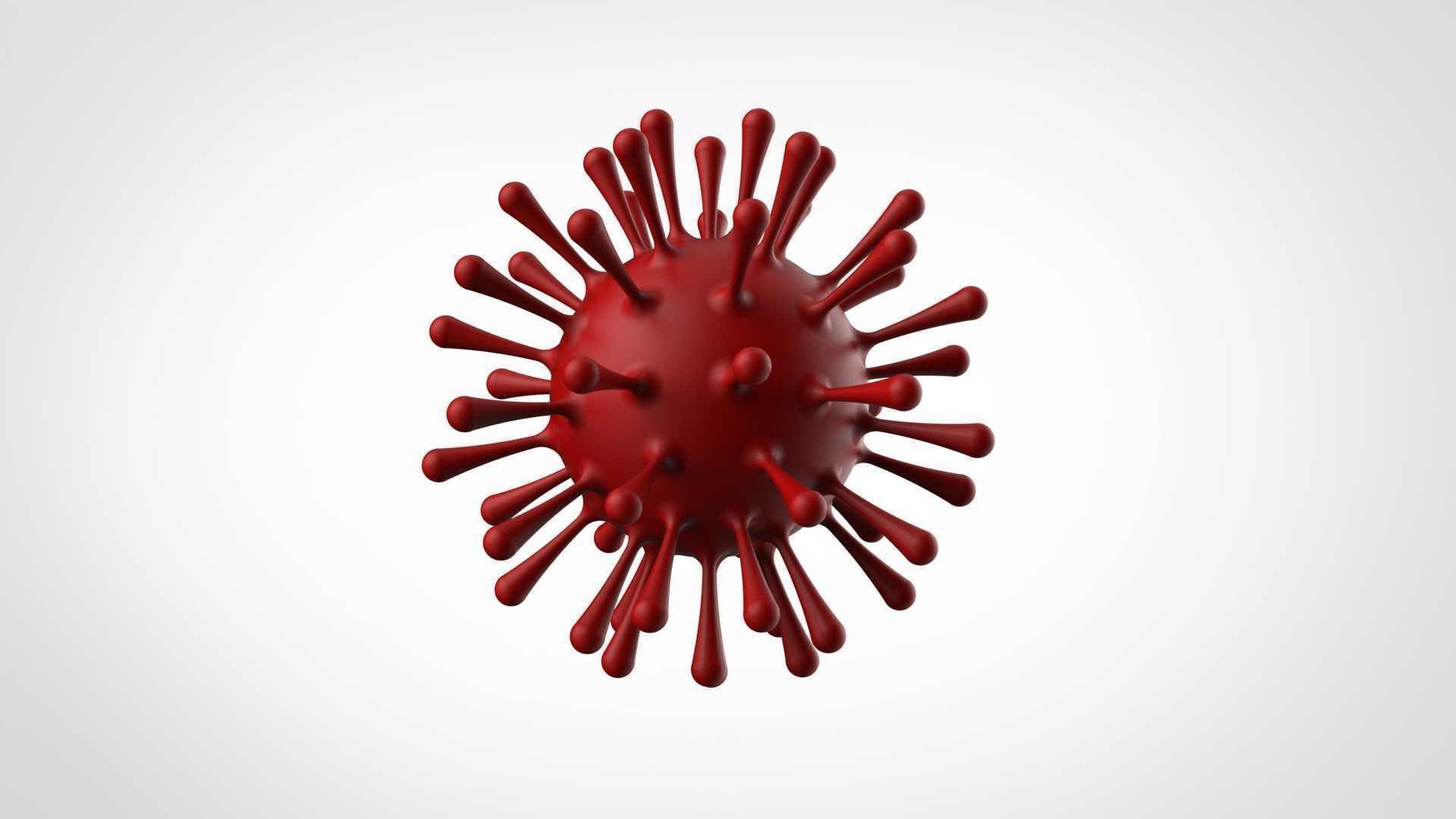Corona virus - Covid19 Free low-poly 3D model_1