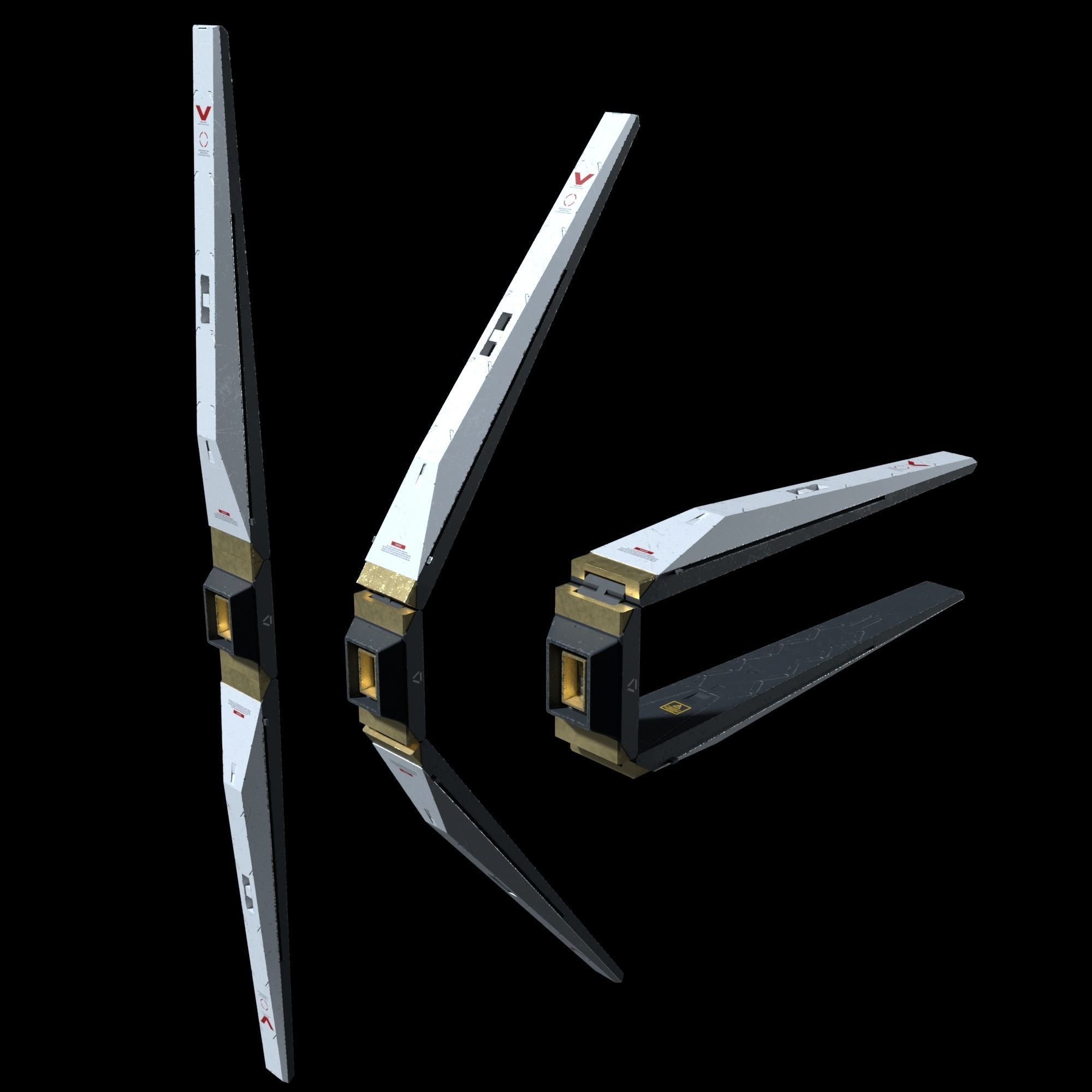 Nu gundam RX-93 3D model_8