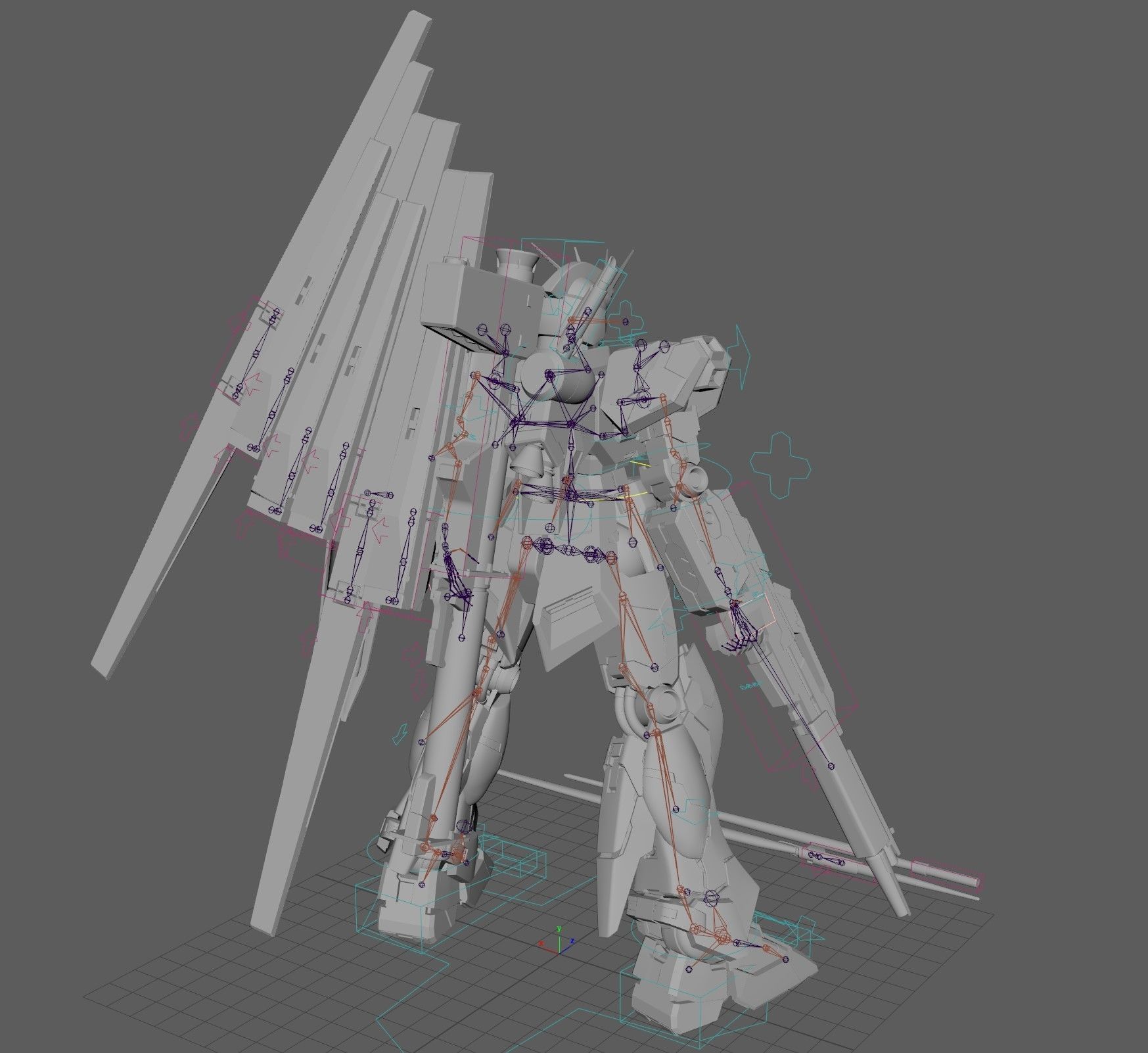 Nu gundam RX-93 3D model_10