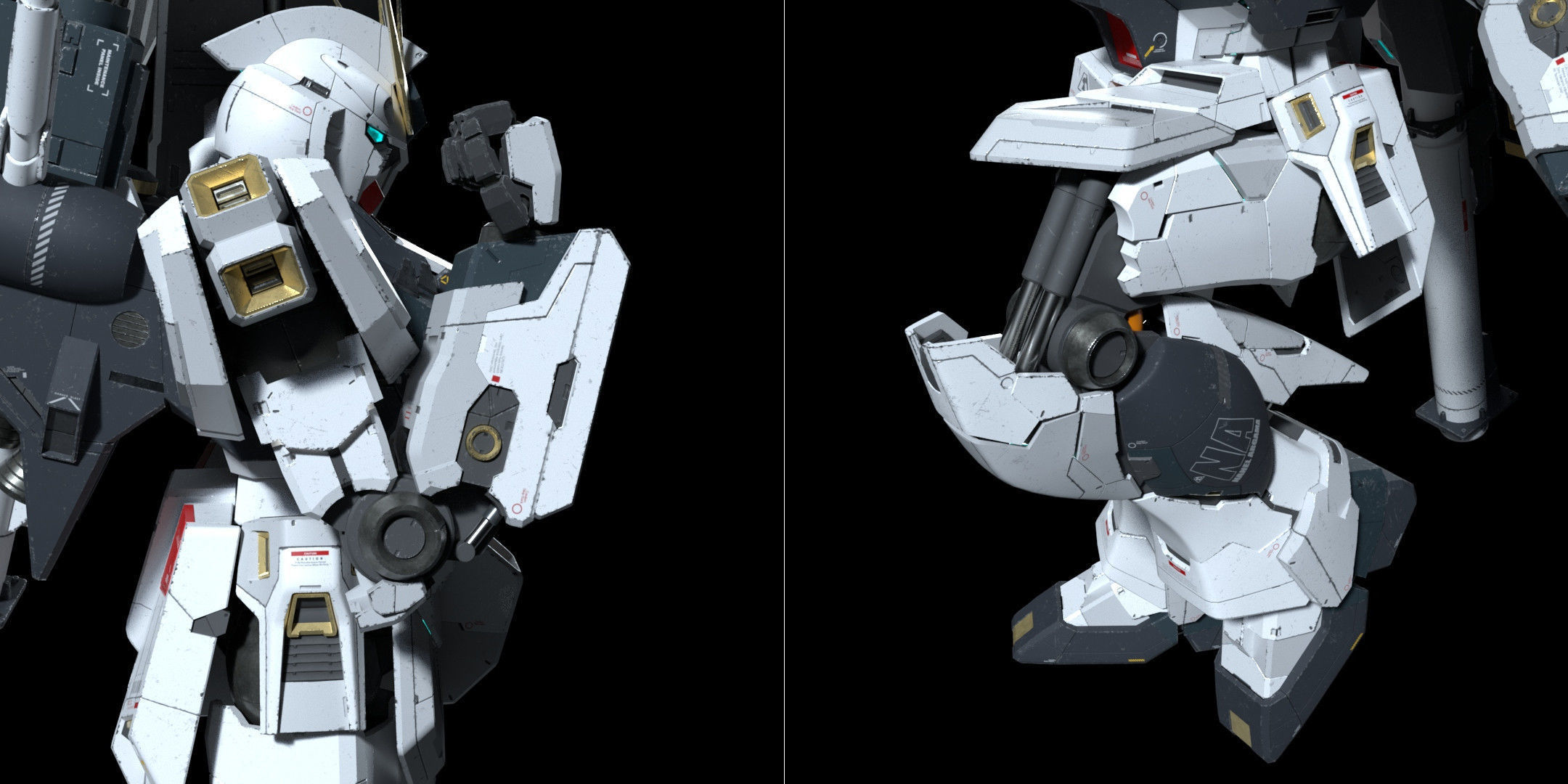 Nu gundam RX-93 3D model_3