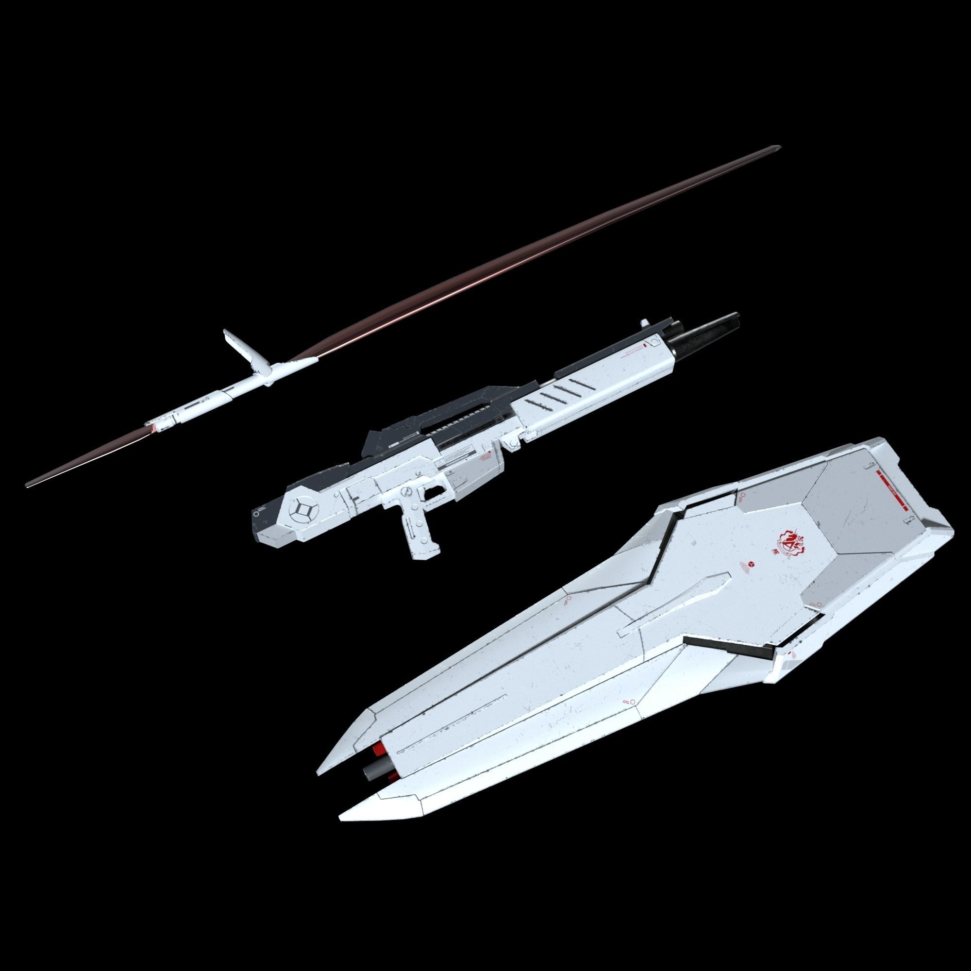 Nu gundam RX-93 3D model_7