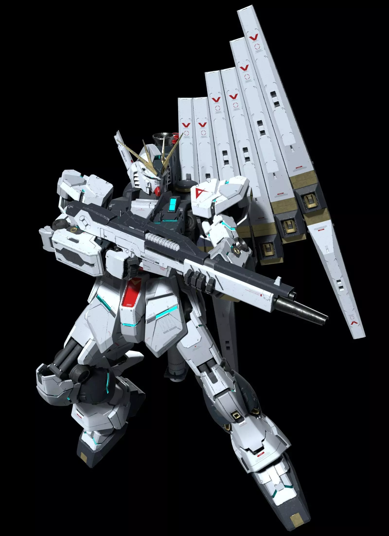Nu gundam RX-93 3D model_0