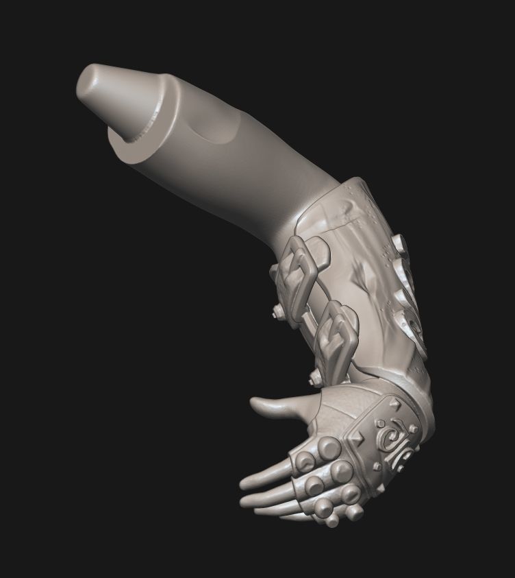 Fantasy 3D Print Pin Up Figurine - Mistress Army Berserker 3D print model_28