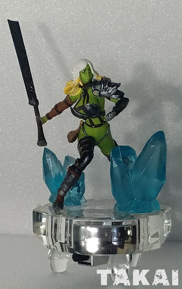 Fantasy 3D Print Pin Up Figurine - Mistress Army Berserker 3D print model_8