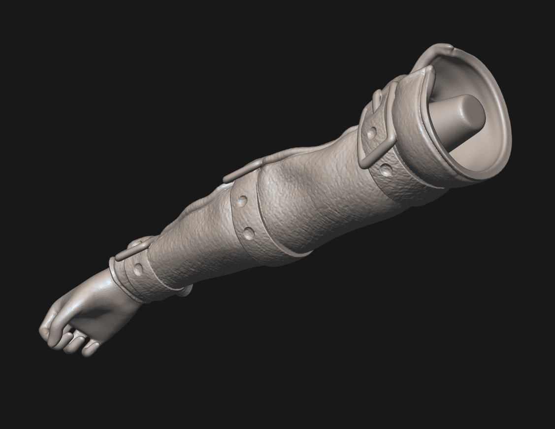 Fantasy 3D Print Pin Up Figurine - Mistress Army Berserker 3D print model_29