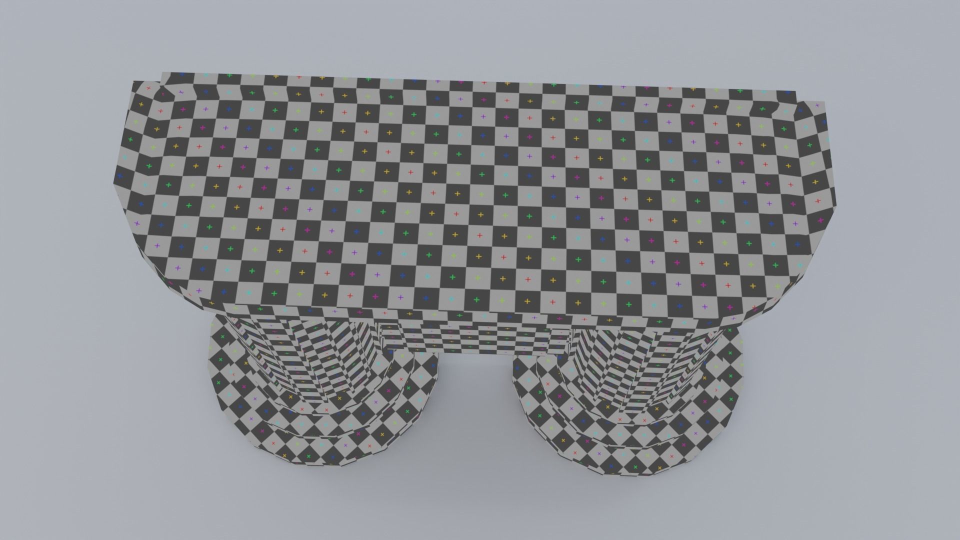 Wooden pulpit rounded corners Low-poly 3D model_26