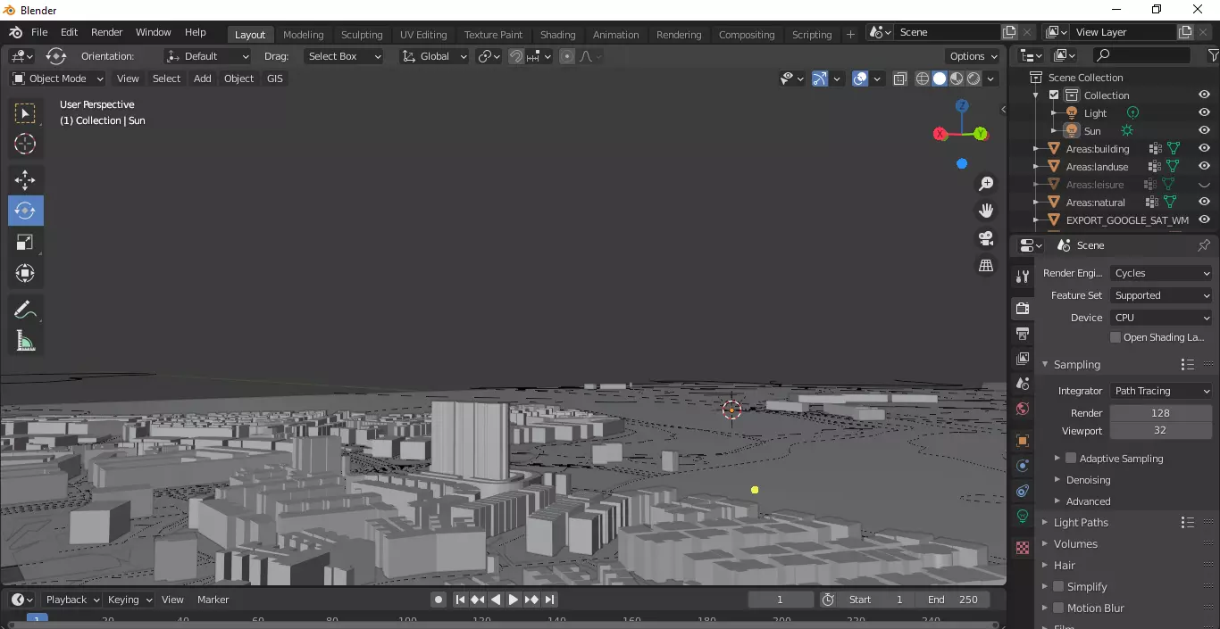 Game Map  Free 3D model_0
