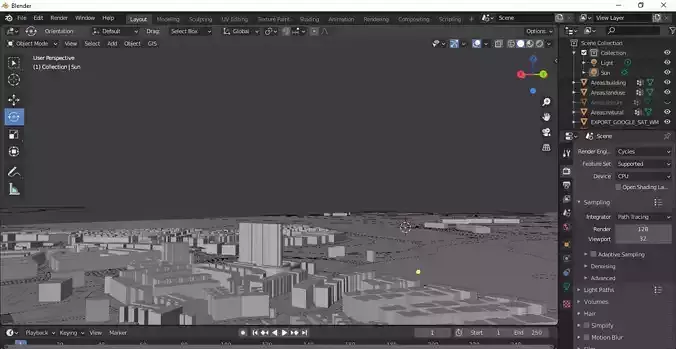 Game Map  Free 3D model
