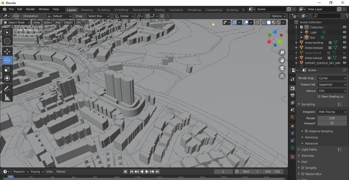 Game Map  Free 3D model_3