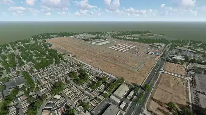 Reid-Hillview Airport 3D model