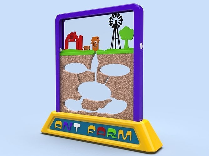 Ant farm village 3d model for print 3D print model