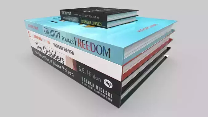 Books CG1 Free 3D model