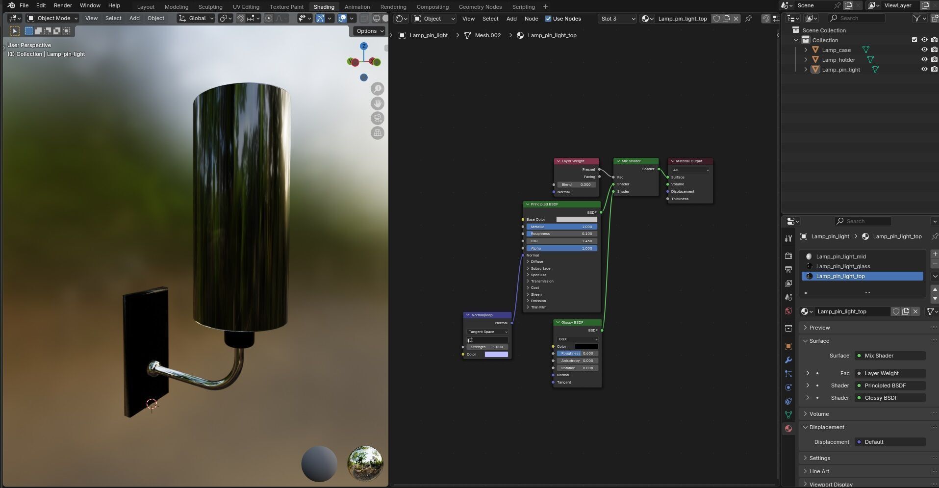 Outdoor Lamp CG1 Free 3D model_12