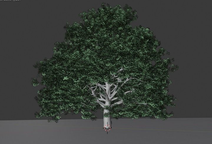 Old Oak Tree 3D 3D model_1