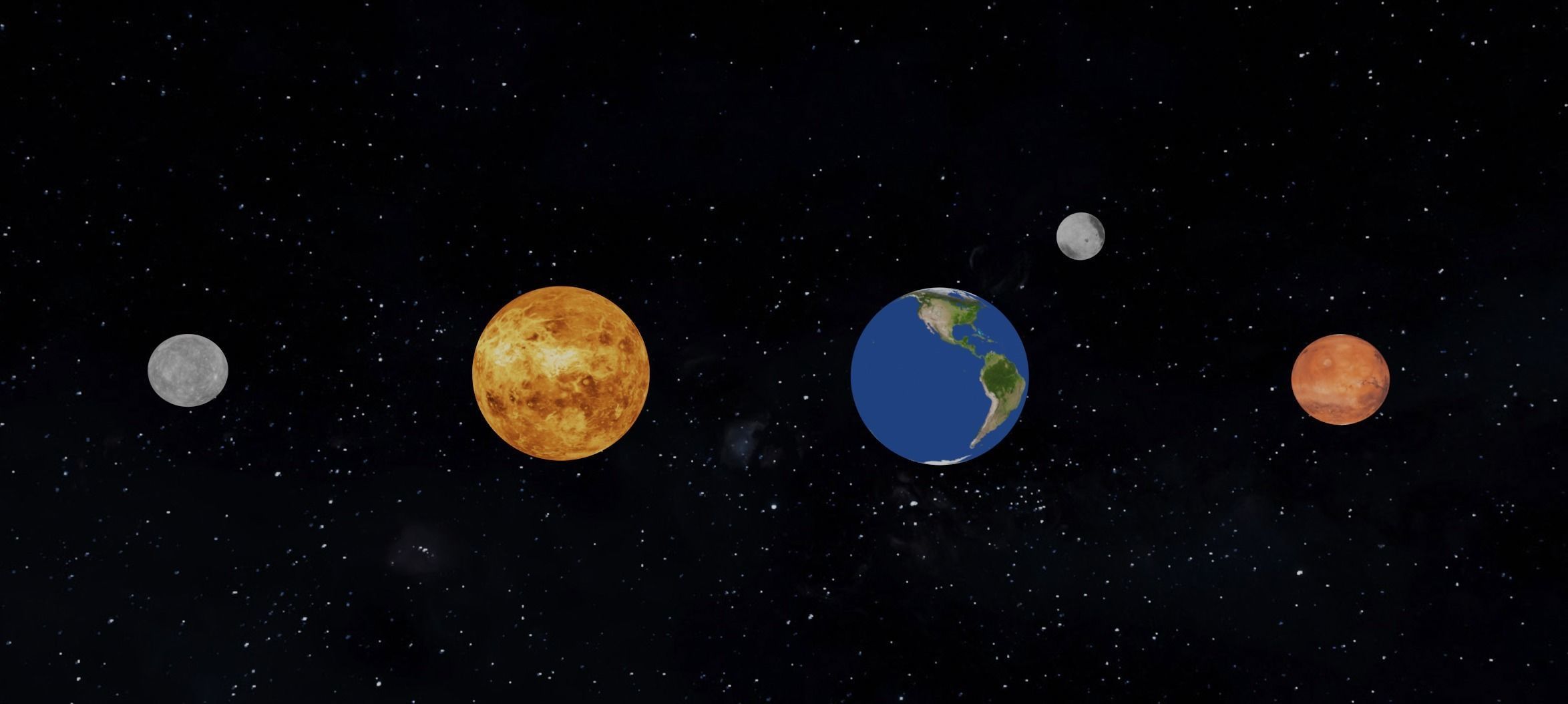 Solar System  real size  3D model_2