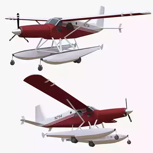 3D Plane - N754 Ugly Duck