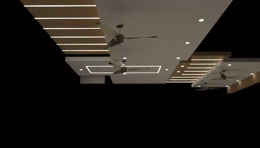 False Ceiling Design 3D model_0