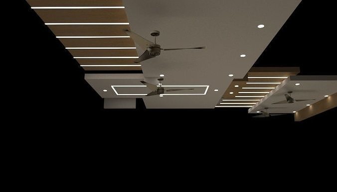 False Ceiling Design 3D model