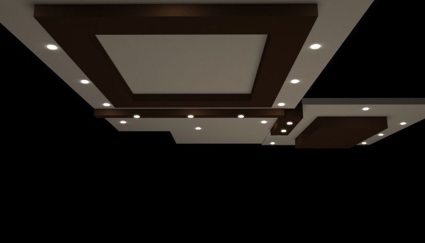 False Ceiling Design 3D model_2