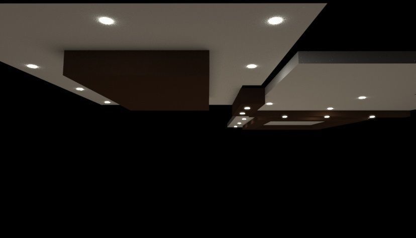 False Ceiling Design 3D model_3