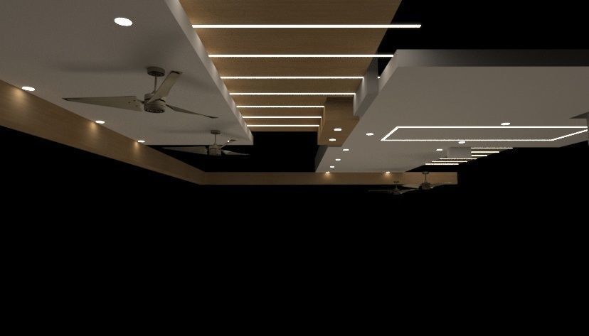 False Ceiling Design 3D model_1
