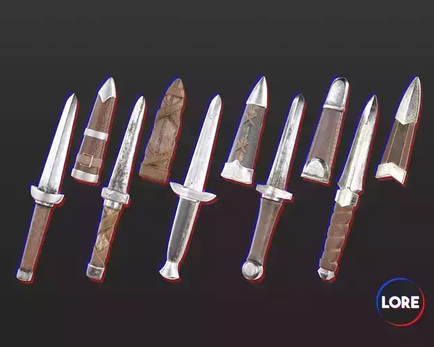 Medieval Collection Weapons Knives 