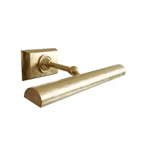 Cabinet Makers Picture Light Hand-Rubbed Antique Brass 3D model
