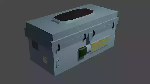 digital low poly box