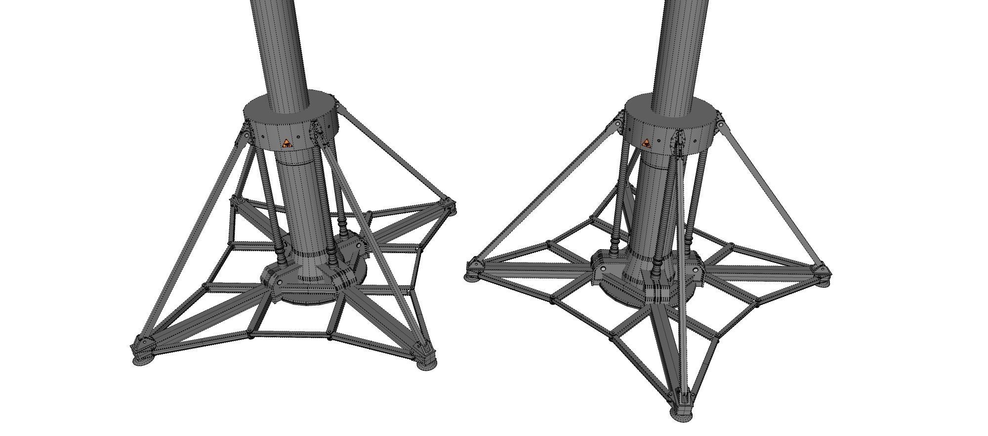 sci fi video surveillance mast 3D model_37