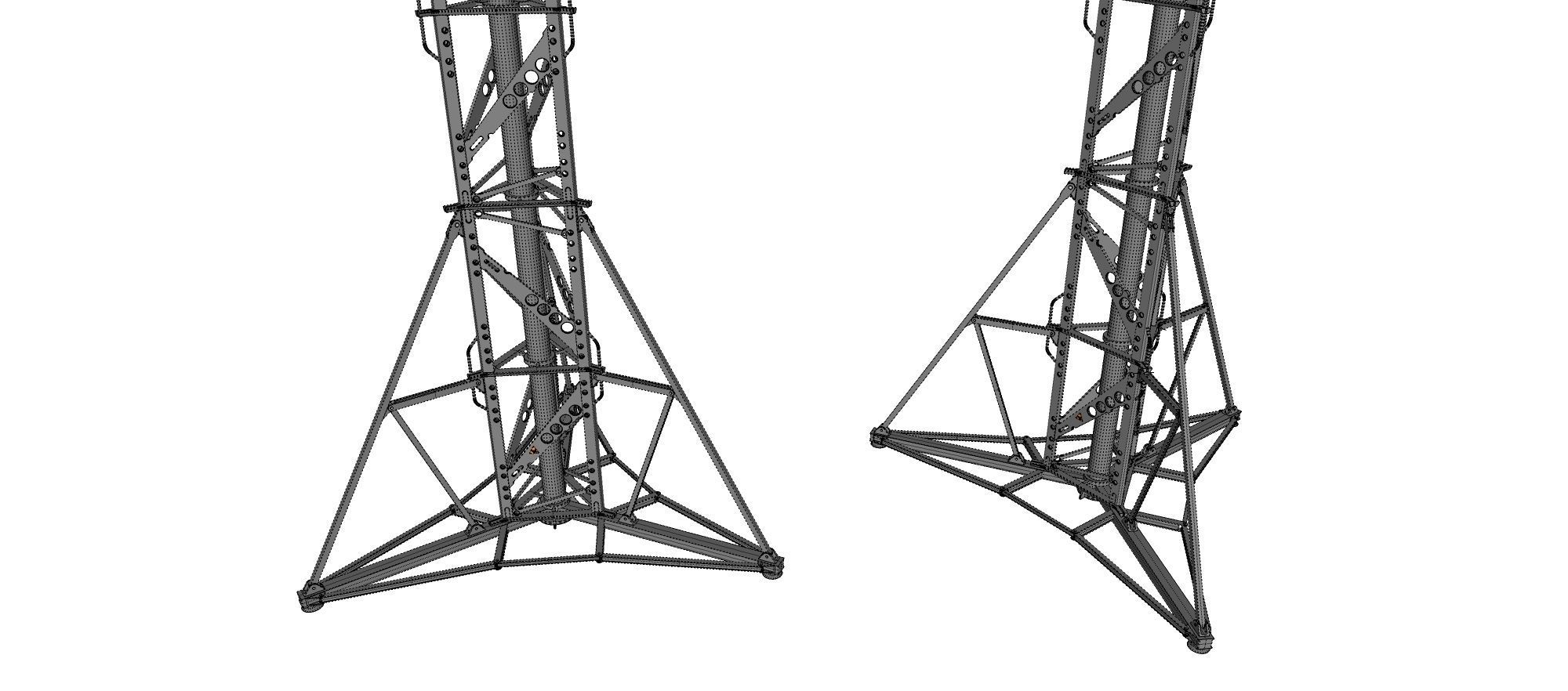 sci fi video surveillance mast 3D model_35